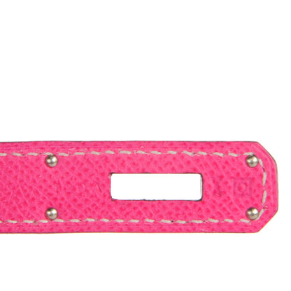 Hermes Epsom Candy Birkin 35 Rose Tyrien Rubis 16 of 27