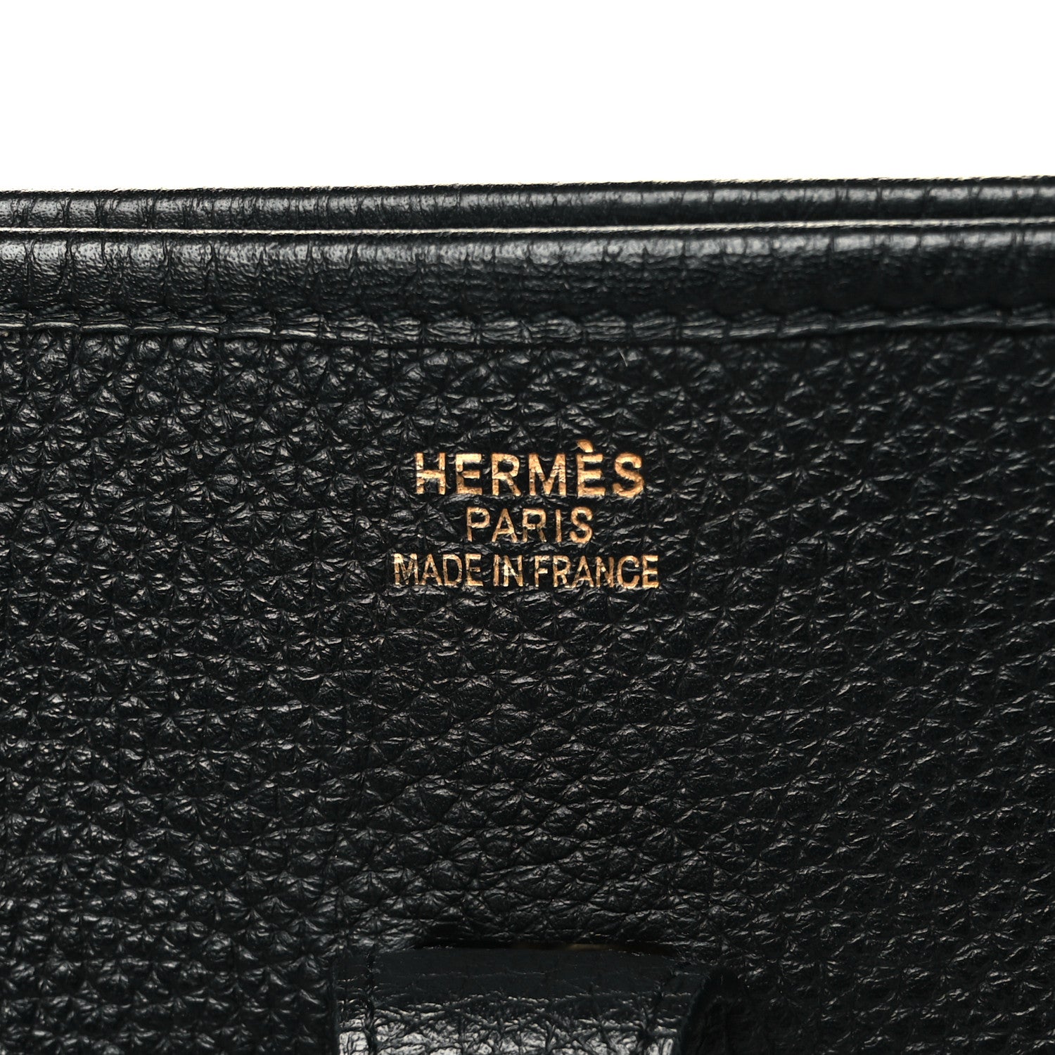 Hermes Taurillon Clemence Evelyne GM Black 6 of 11