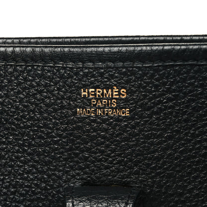Hermes Taurillon Clemence Evelyne GM Black 6 of 11