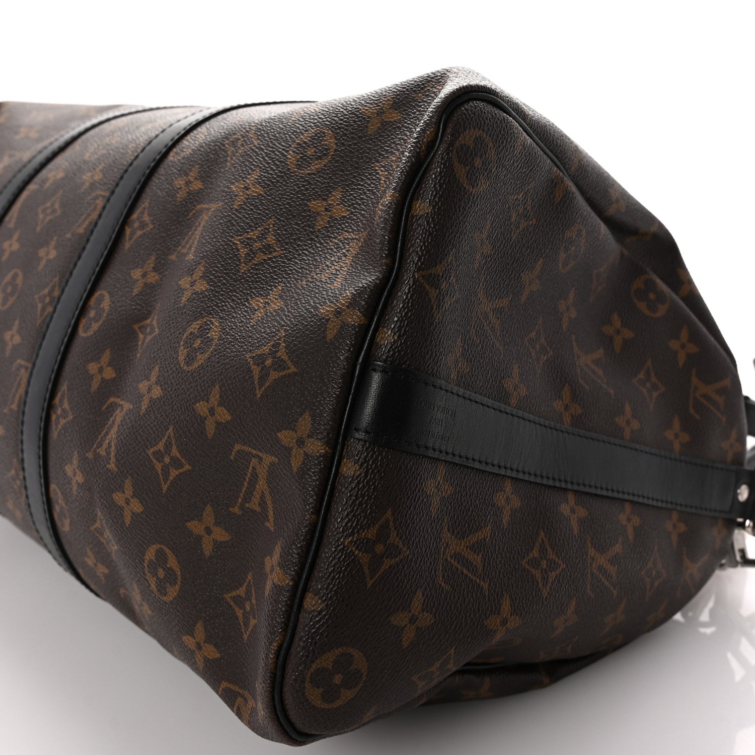 Louis Vuitton Monogram Macassar Keepall Bandouliere 45 8 of 10