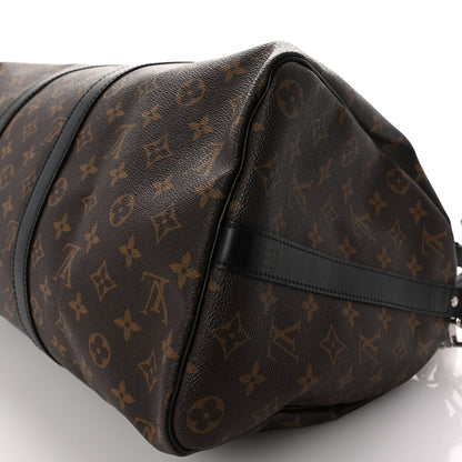Louis Vuitton Monogram Macassar Keepall Bandouliere 45 8 of 10