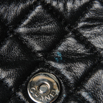 Chanel Calfskin Quilted 2.55 Ankle Wrist Bag Black 8 of 9