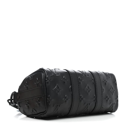 Louis Vuitton Monogram Seal Keepall XS Black 3 of 4