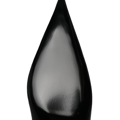 Balenciaga Sustainable Knit Faux Fur Knife Pointed Toe 40mm Mules 37 Black 8 of 10