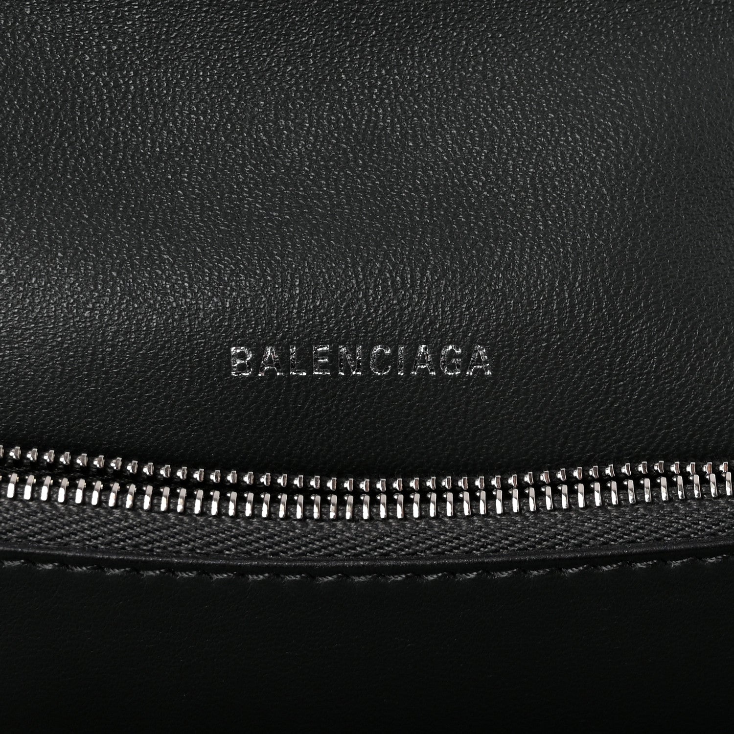 Balenciaga Metallic Crushed Calfskin Medium Crush Chain Bag Steel Grey 6 of 9