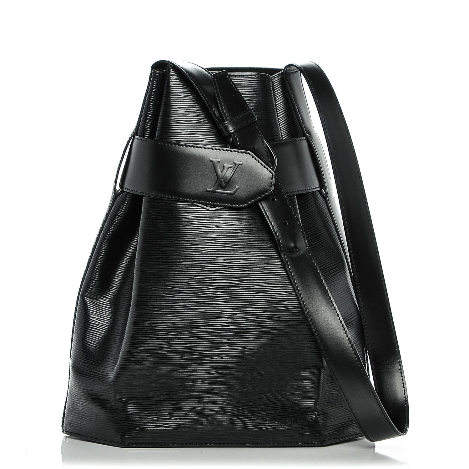 Louis Vuitton Epi Sac D'Epaule GM Black 1 of 8