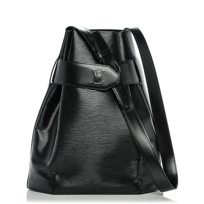 Louis Vuitton Epi Sac D'Epaule GM Black 1 of 8