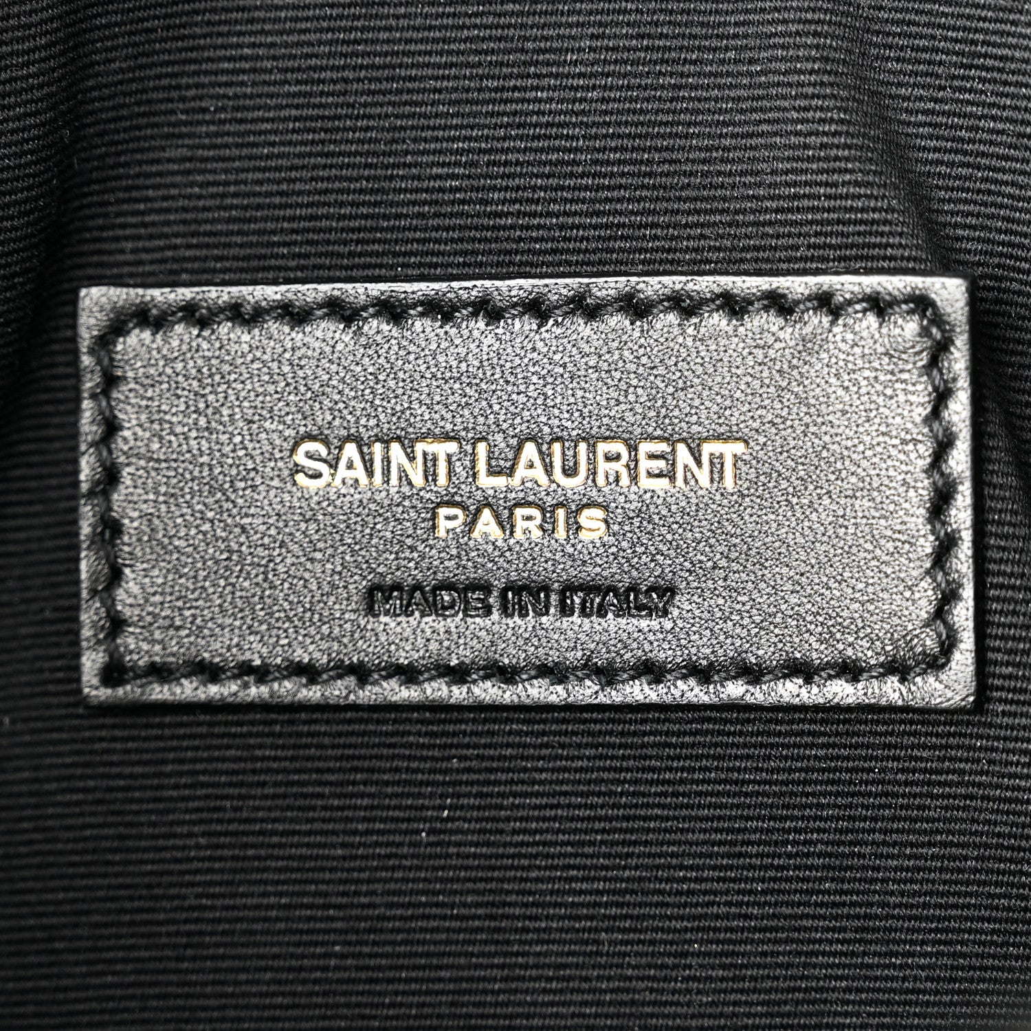 Saint Laurent Grain De Poudre Uptown Pouch Black 6 of 7