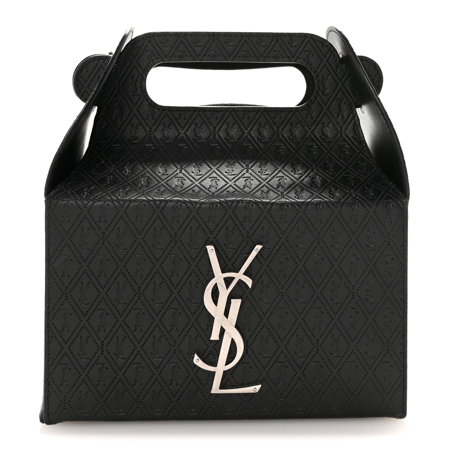 Calfskin Monogram Take Away Box Black