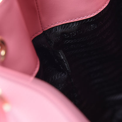 Prada Saffiano Bucket Bag Pink 7 of 9