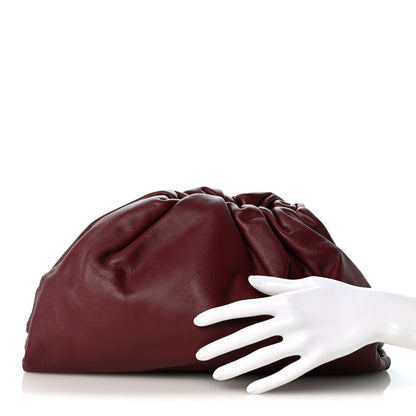 Bottega Veneta Smooth Butter Calf The Pouch Oversized Clutch Bordeaux 2 of 10