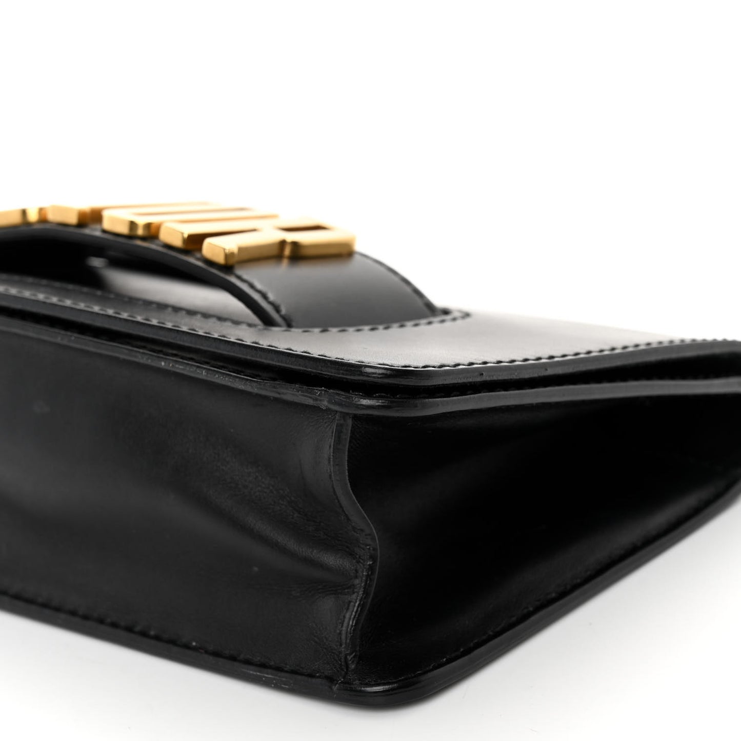Smooth Calfskin Dio(r)evolution Flap Clutch Black