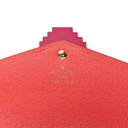 Louis Vuitton Monogram Totem Sarah Wallet Flamingo 8 of 9