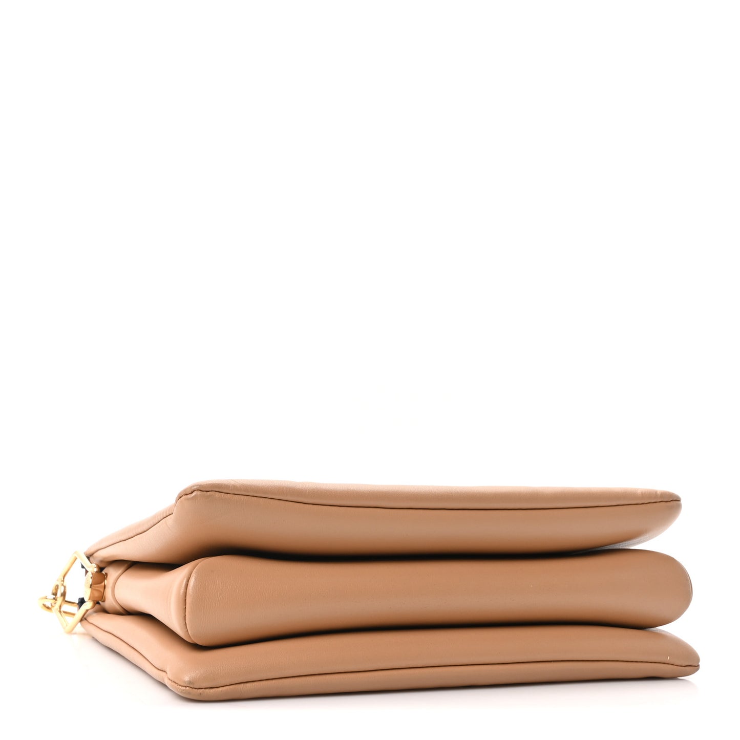 Lambskin Embossed Monogram Coussin PM Camel