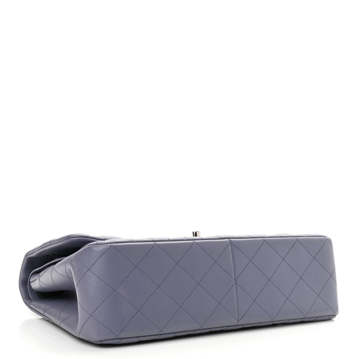 Chanel Lambskin Quilted Jumbo Double Flap Light Purple 4 of 14