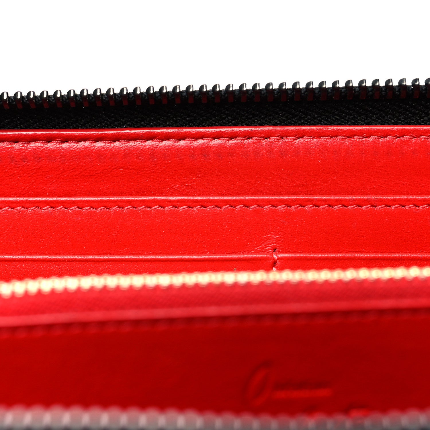 Christian Louboutin Patent Calfskin Panettone Zip Around Wallet Leopard 8 of 8