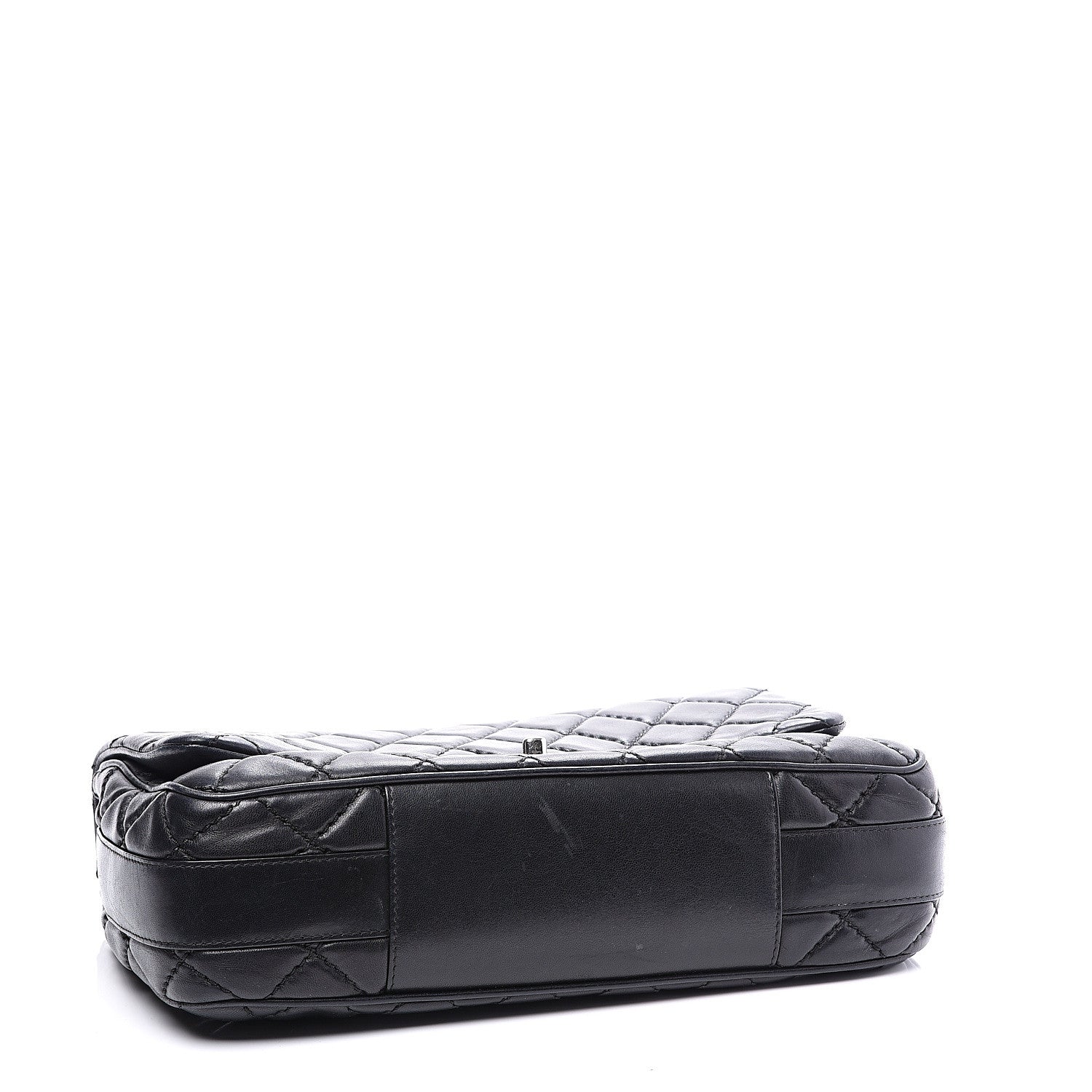 Chanel Lambskin Quilted Jumbo Easy Carry Flap Black 3 of 9