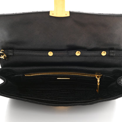 Prada Nylon Tessuto Impuntu Quilted Flap Black 4 of 11