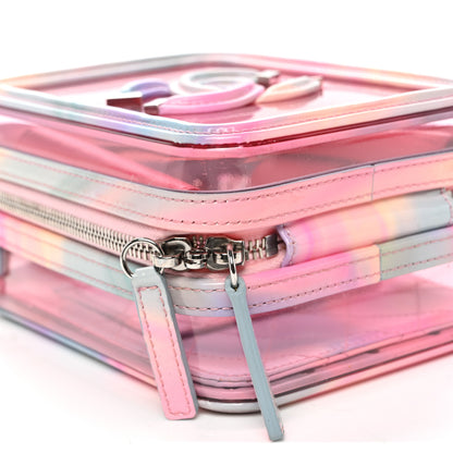 Chanel PVC Patent Calfskin Patent Lambskin Vertical Vanity Case Pink 9 of 10