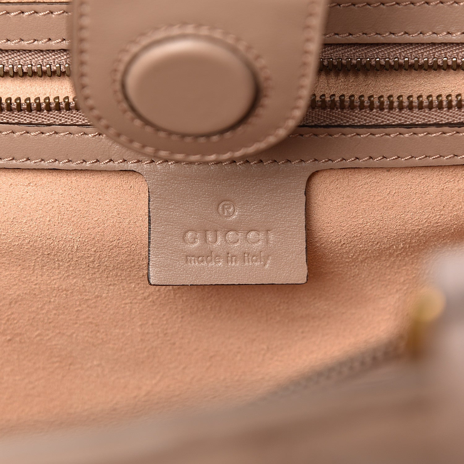 Gucci Calfskin Matelasse Medium GG Marmont Tote Porcelain Rose 6 of 11