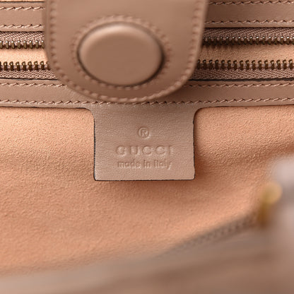 Gucci Calfskin Matelasse Medium GG Marmont Tote Porcelain Rose 6 of 11
