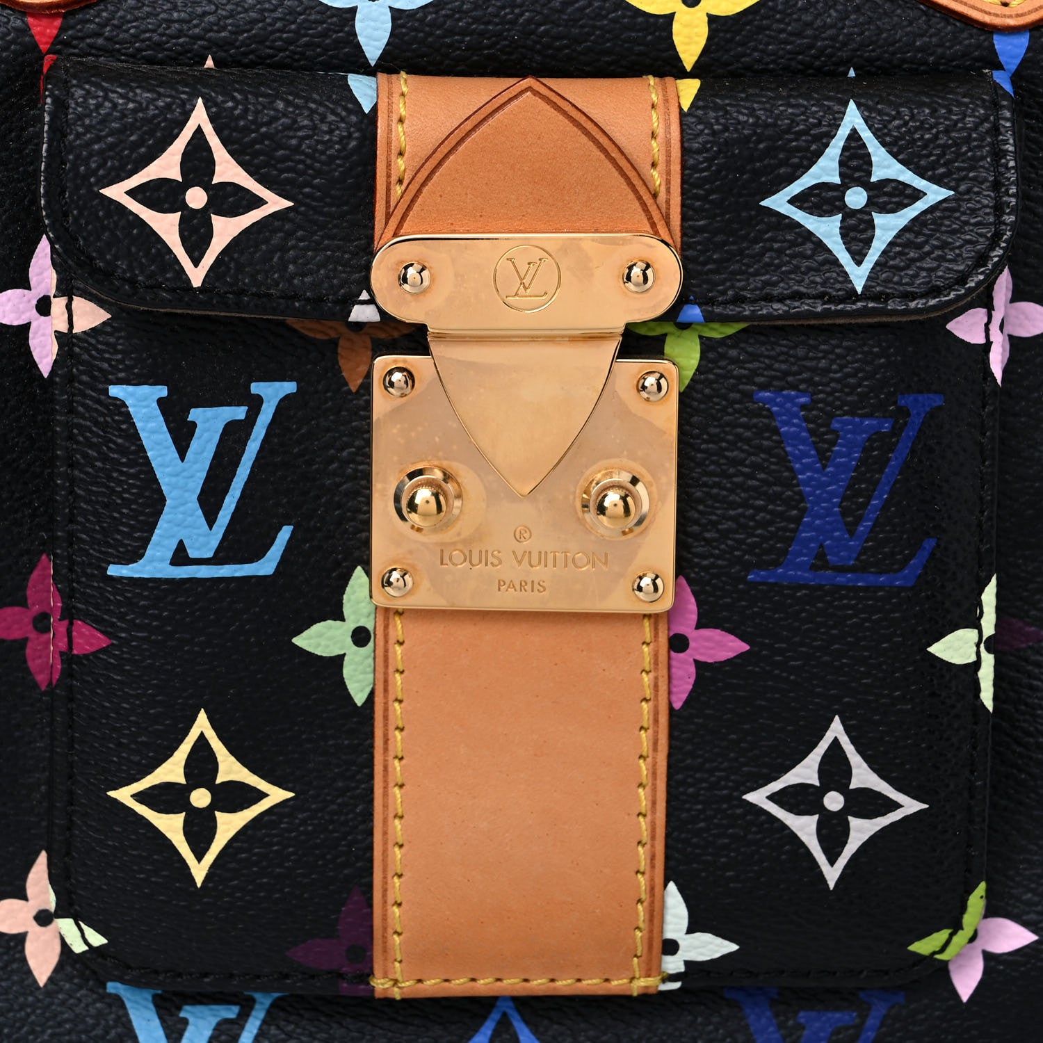 Louis Vuitton Monogram Multicolor Speedy 30 Black 10 of 22