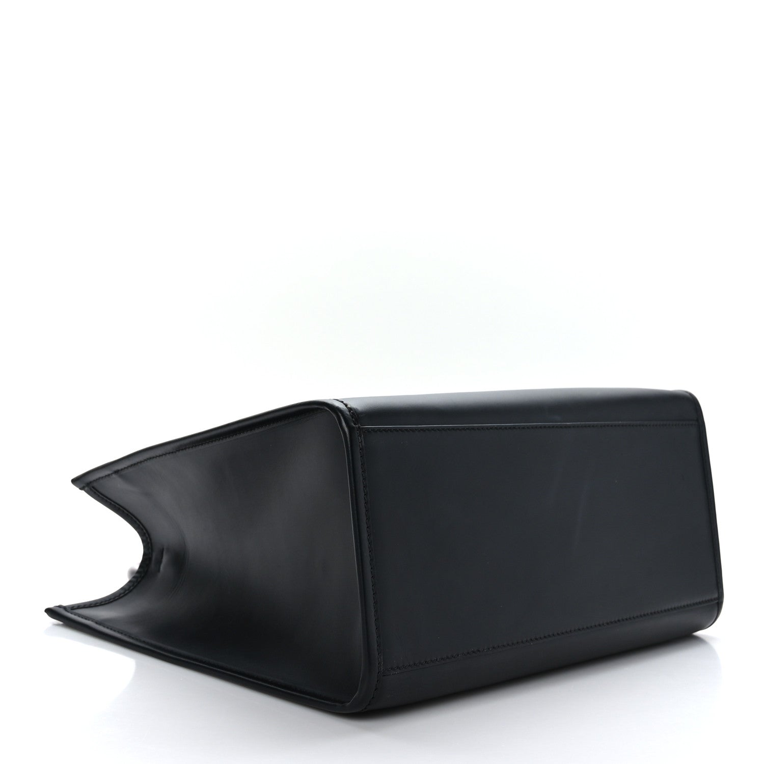 Fendi Vitello King Plexiglass Medium Fendi Sunshine Shopper Tote Black 4 of 8