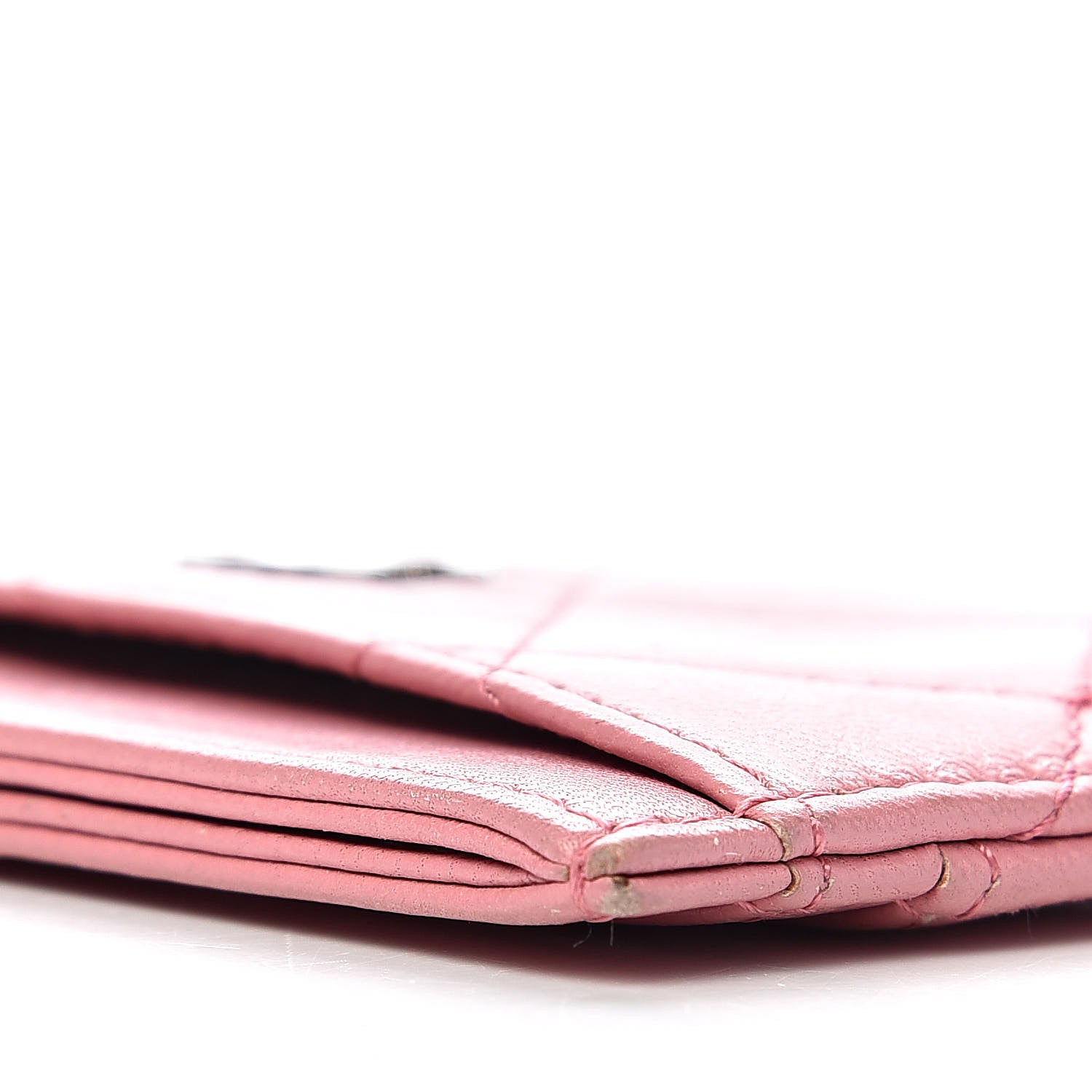 Chanel Lambskin Quilted Card Holder Pink 13 of 13