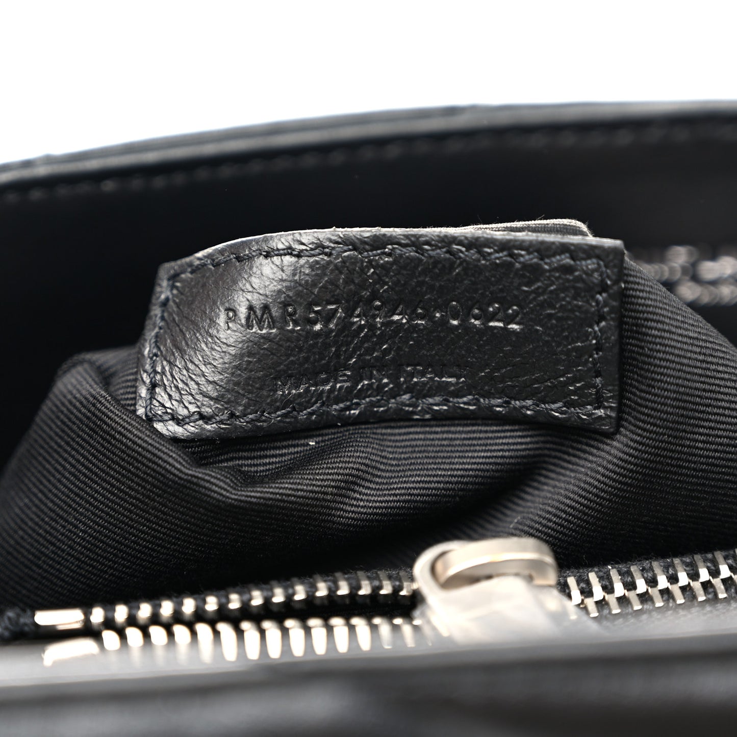 Calfskin Y Quilted Monogram Medium Loulou Chain Satchel Black
