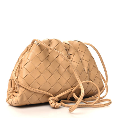 Bottega Veneta BOTTEGA VENETA Nappa Intrecciato The Mini Pouch Almond 3 of 11