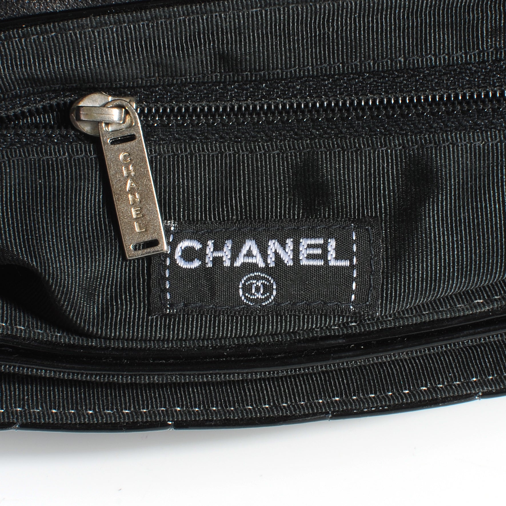 Chanel Patent Chocolate Bar Quilted Computer Keys Flap Black 6 of 9