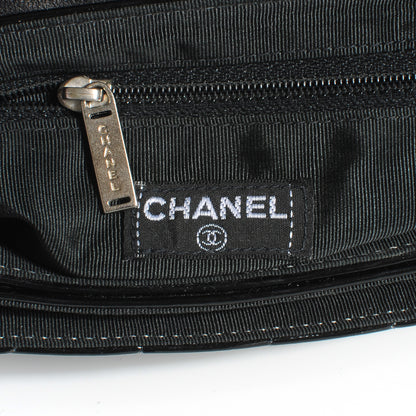 Chanel Patent Chocolate Bar Quilted Computer Keys Flap Black 6 of 9