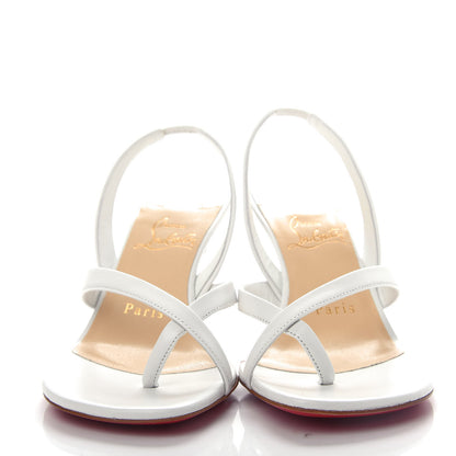 Christian Louboutin Kid Taralita 85 Thong Sandals 35.5 White 2 of 11