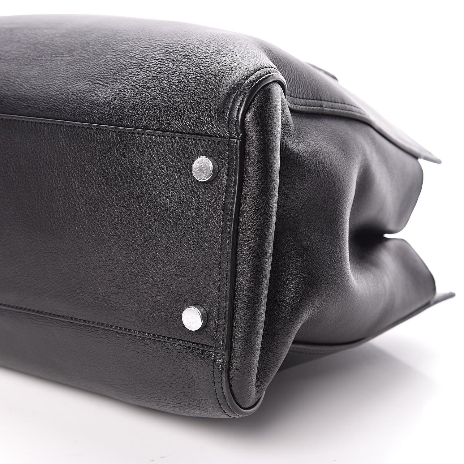 Saint Laurent Calfskin Medium Amber Tote Black 9 of 12