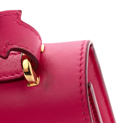 Salvatore Ferragamo Smooth Calfskin Aileen Gancio Lock Shoulder Bag Pink 12 of 13