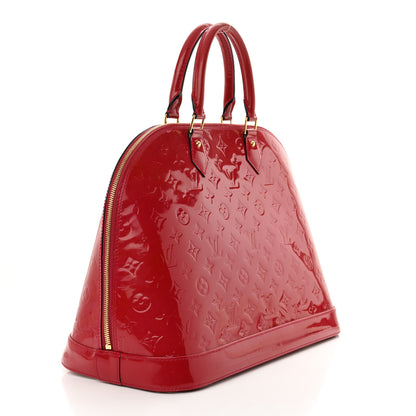 Louis Vuitton Vernis Alma GM Rose Indien 3 of 13