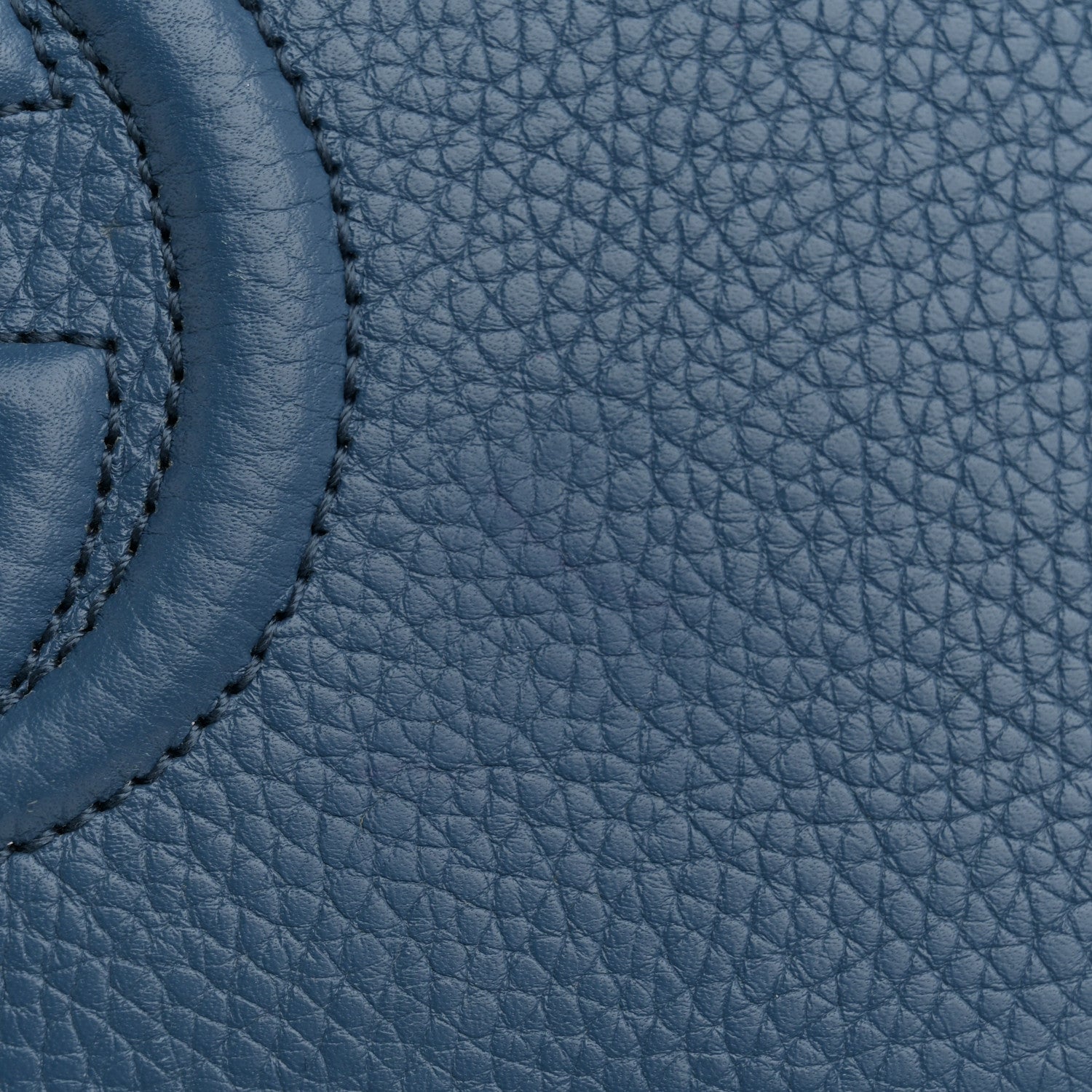 Gucci Pebbled Calfskin Soho Wallet on Chain Caspian 16 of 17
