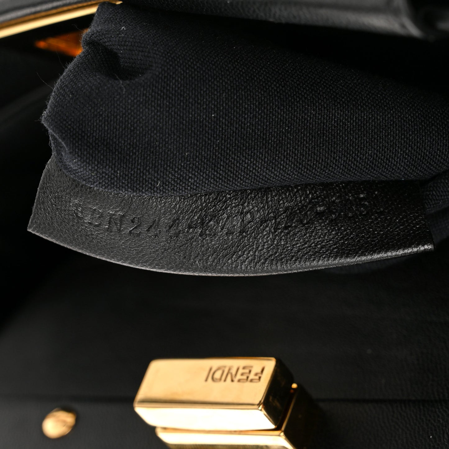 Nappa Mini Peekaboo Iconic Satchel Black
