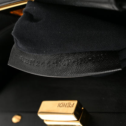 Fendi Nappa Mini Peekaboo Iconic Satchel Black 8 of 11