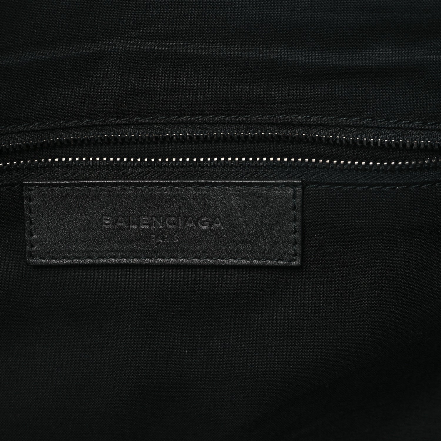 Balenciaga Veau Soyeux Perforated Blackout City Briefcase Black 6 of 12