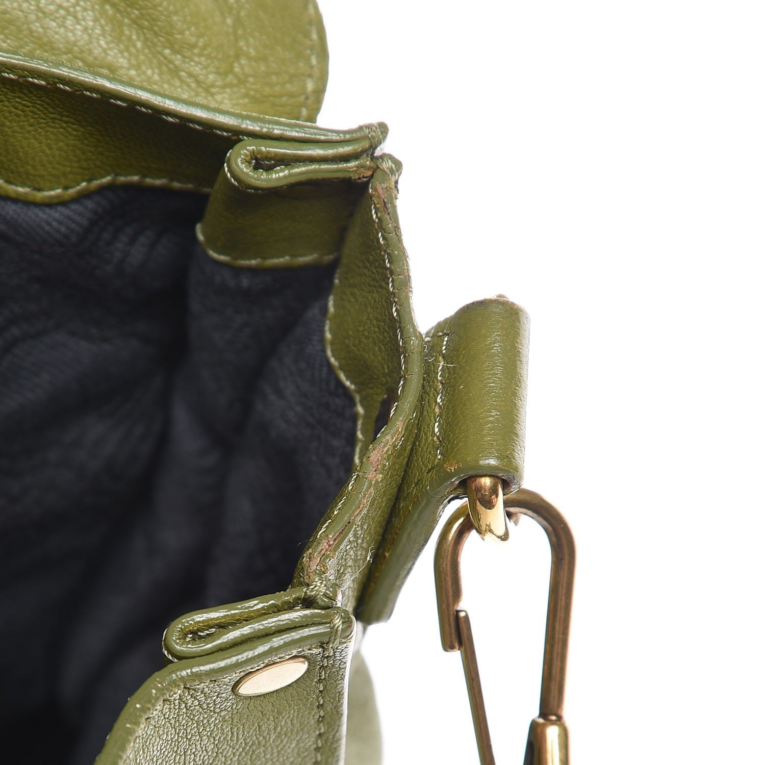 Proenza Schouler Lambskin Medium PS1 Satchel Olive 10 of 14