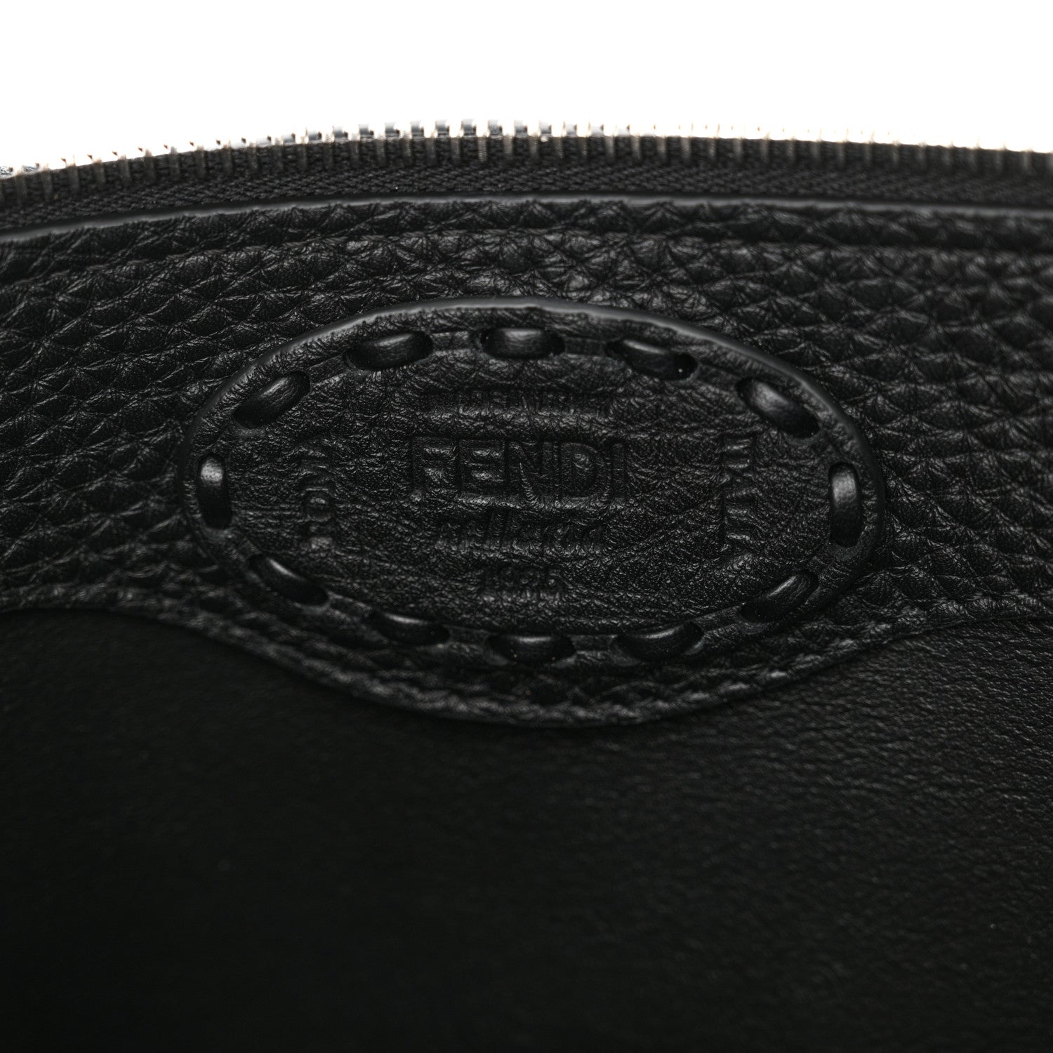 Fendi Cuoio Romano Selleria Medium By The Way Boston Bag Black 6 of 12