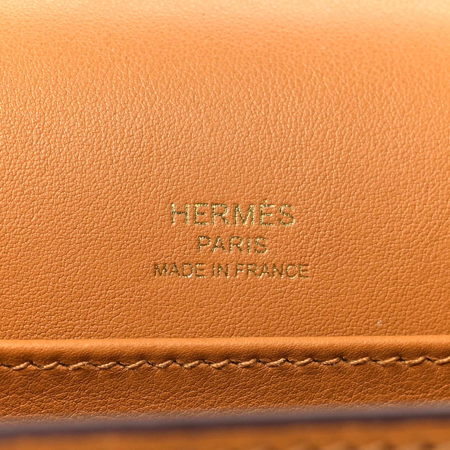 Hermes Chevre Mysore Geta Caramel 6 of 11