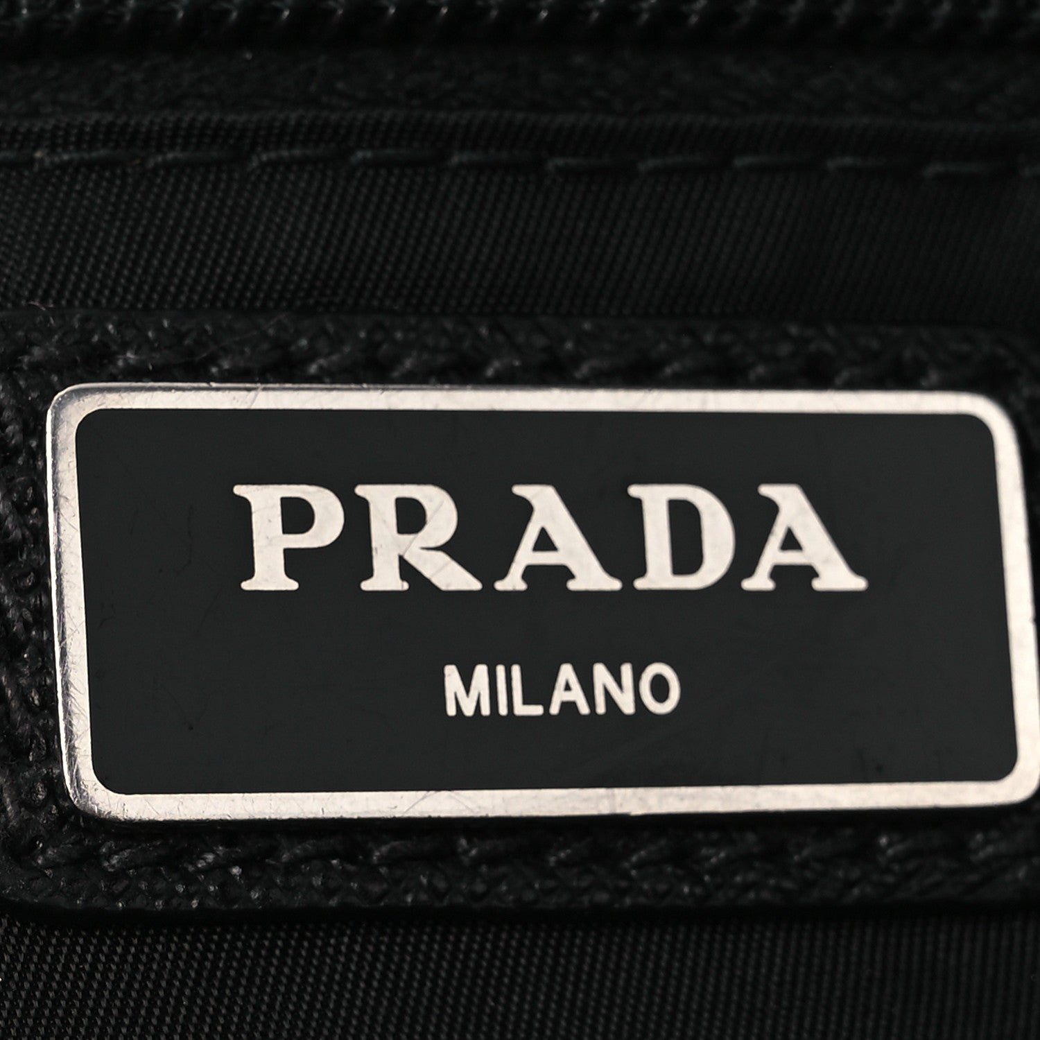 Prada Re-Nylon Saffiano Belt Bag Black Black 6 of 13