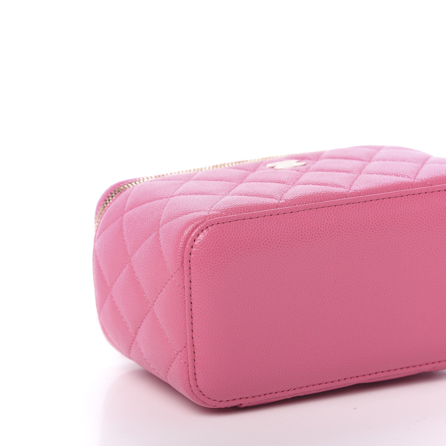 Chanel Shiny Caviar Quilted Small Vanity Pink 8 of 11