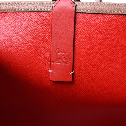 Christian Louboutin Calfskin Spikes East West Cabata Tote Nude 6 of 12