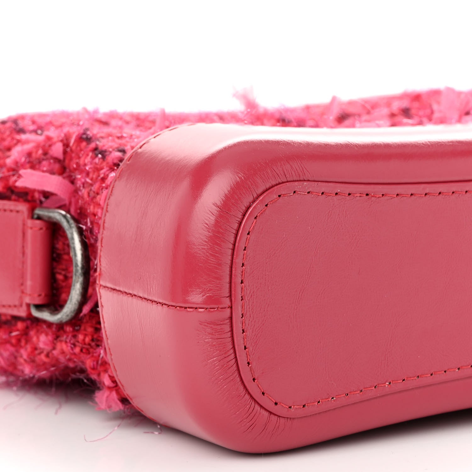 Chanel Tweed Calfskin Small Gabrielle Hobo Pink 9 of 10