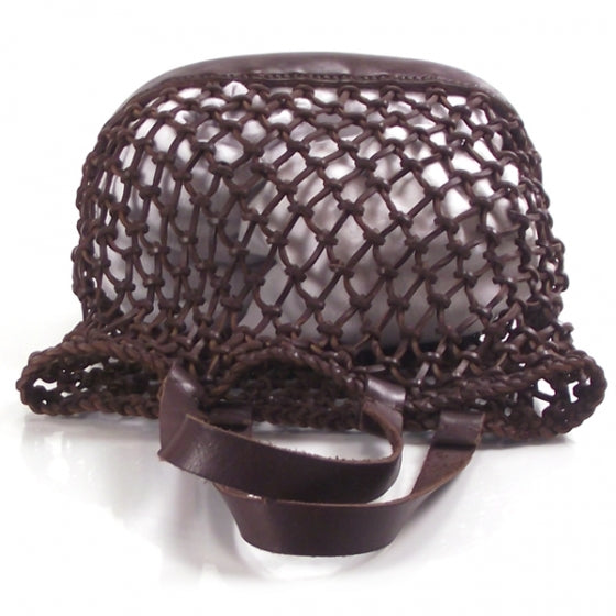 Miu Miu Leather Net Beach Tote 6 of 8