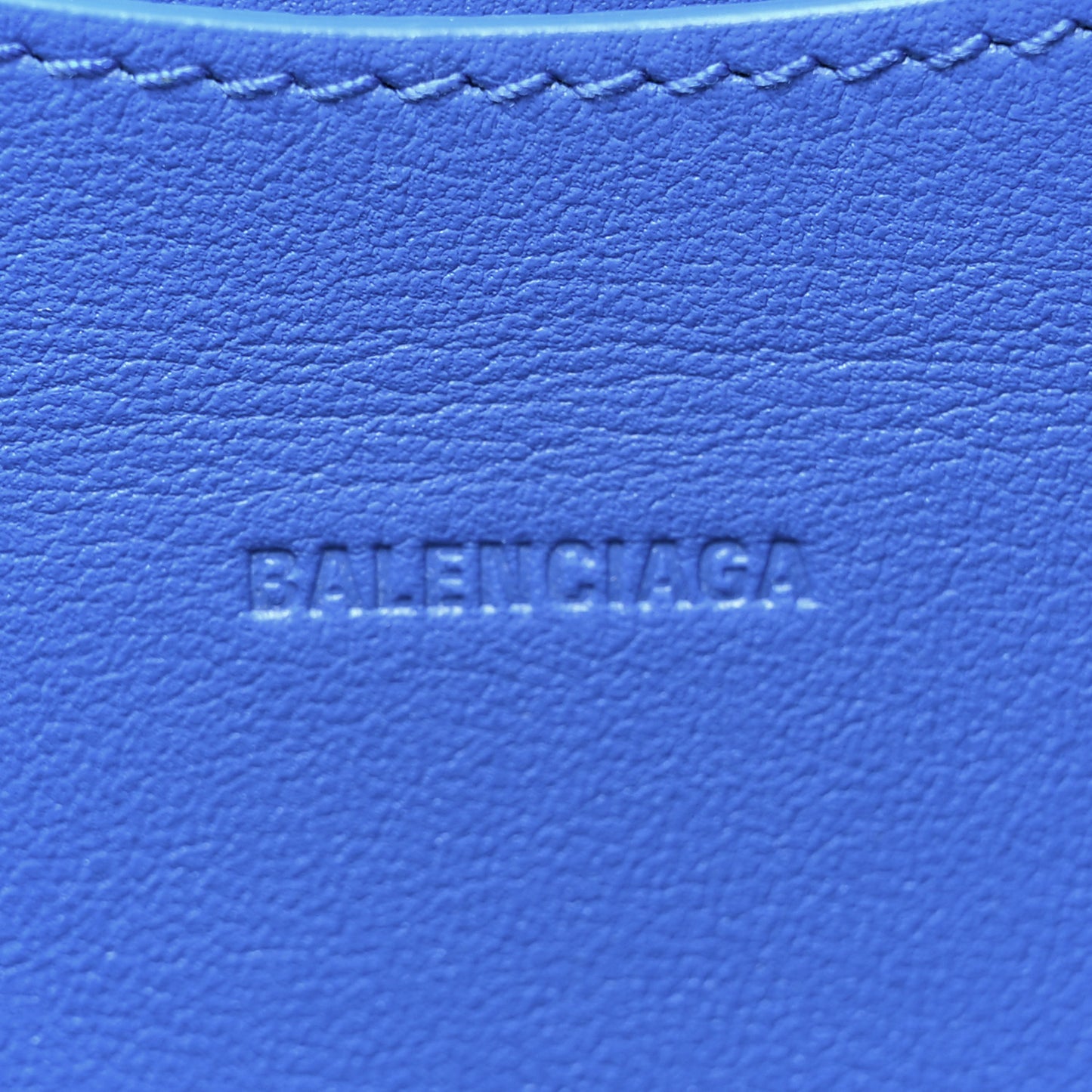Smooth Calfskin Neo Classic Silver Hardware Mini City Bleu