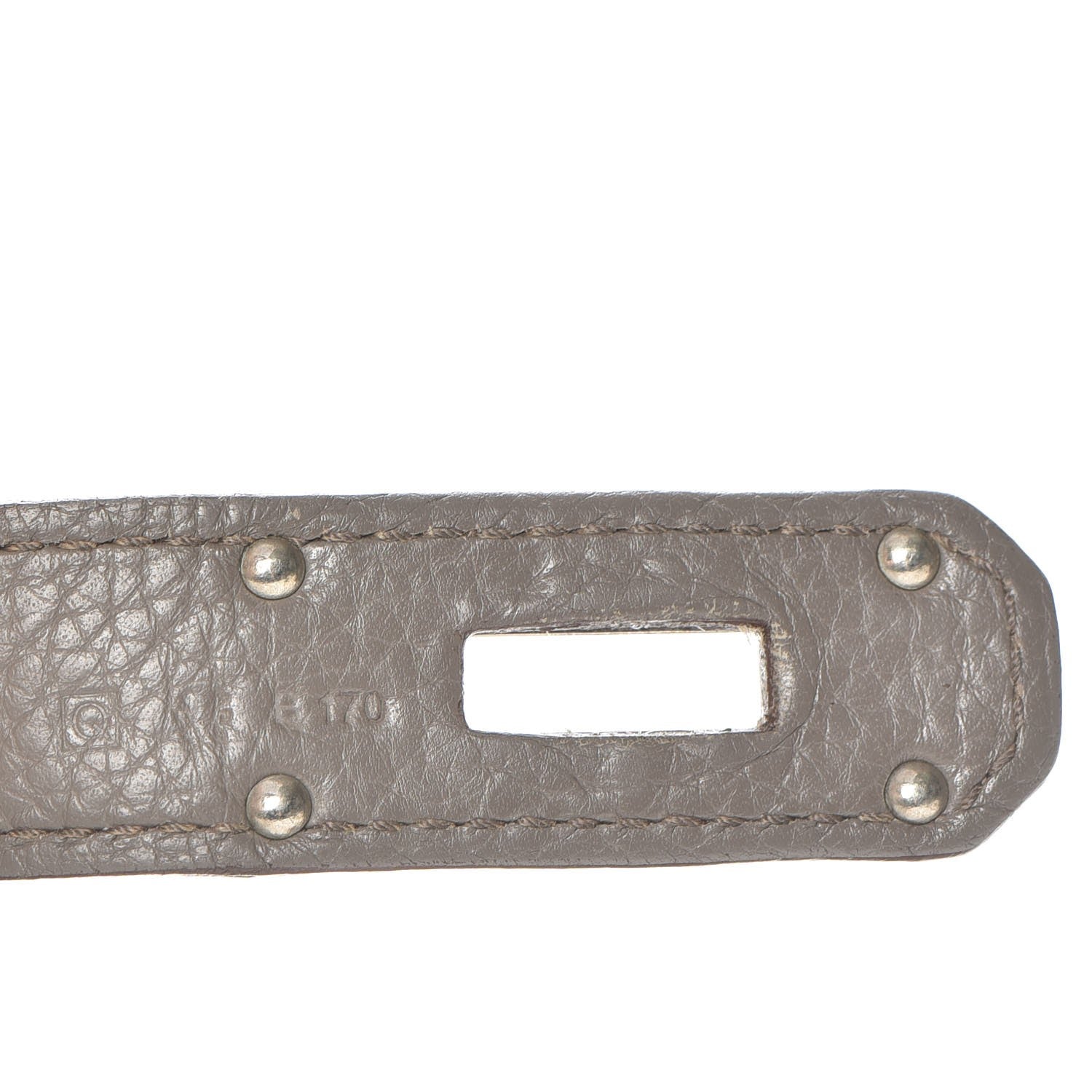 Hermes Taurillon Clemence Jypsiere 37 Etain 12 of 28